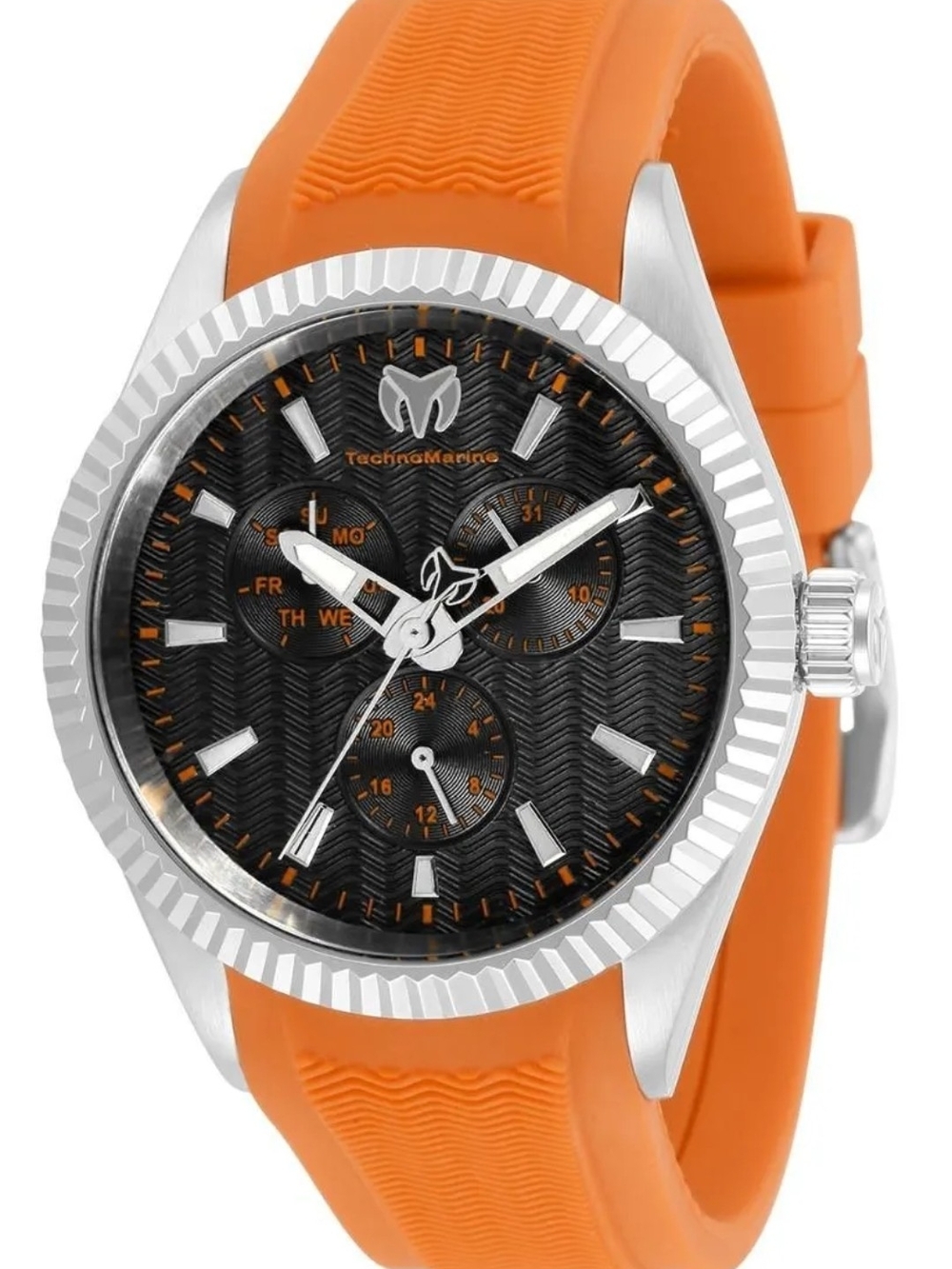 TechnoMarine Orange Silicone Strap Men's Watch